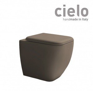 Ceramica CIELO Shui Comfort SHCOVAKTRAN - Унитаз напольный пристенный 55*38 см | Rimless безободковый (Arenaria)
