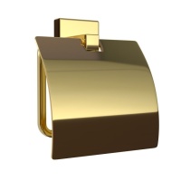 Jaquar Kubix Prime AKP-GLD-35753PS Держатель для туалетной бумаги (золото)