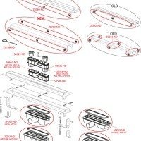 AlcaPlast Professional APZ6-1050 SMART Душевой трап 1050 мм - для цельной решётки и для основы под кладку плитки