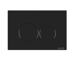 VITRA Origin 740-2450 Накладная панель смыва для унитаза (чёрный глянцевый)