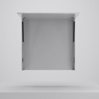 NOFER MUMO 12055.100 Зеркальный шкаф для встроенных модулей 1000*900 мм (белый)