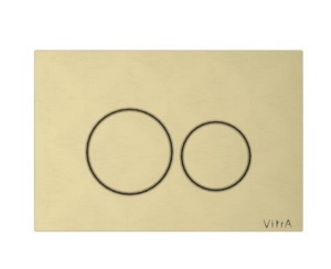 VITRA Origin 740-2425 Накладная панель смыва для унитаза (золото шлифованное)