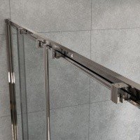 Vincea Garda VDS-1G2190CH Душевая дверь 1900*1900 мм (профиль хром | витраж стекло "шиншилла")