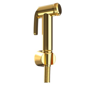 Jaquar ALD-GLD-573 Гигиенический душ - комплект с держателем и шлангом (золото)