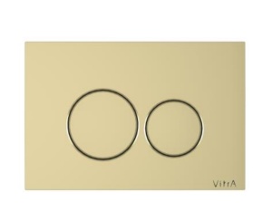 VITRA Origin 740-2424 Накладная панель смыва для унитаза (золото)