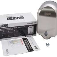 BXG BXG-ASD-1200 Автоматический дозатор для жидкого мыла | дезинфицирующего средства 1,2 л (нержавеющая сталь матовая)