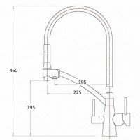 ZORG Sanitary ZR338-6YF-Satin Смеситель для кухни