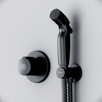 AM.PM X-Joy TouchReel F40P85A22 Гигиенический душ | комплект со смесителем (черный матовый)