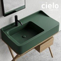 Ceramica CIELO Siwa SWLA MU - Раковина для ванной комнаты 90*50 см (Muschio)