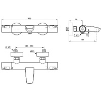 Ideal Standard Ceratherm A7223AA Термостатический смеситель для ванны (хром)