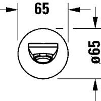 Duravit Wave WA5240010010 Излив для наполнения ванны 202 мм (хром)