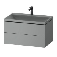 Duravit Vitrium VT6951OHDHD0000 Тумба с раковиной подвесная 80*48 см (светло-серый матовый)