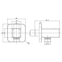 Vincea Inspire VSFW-3I21MT4MB Душевая система - комплект с термостатическим смесителем (чёрный матовый)