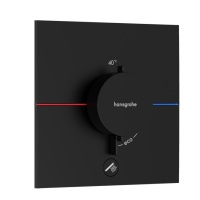 Hansgrohe ShowerSelect Comfort E 15575670 Термостатический смеситель для душа - внешняя часть (чёрный матовый)