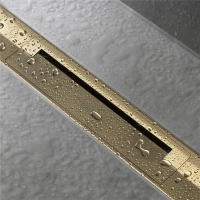 Hansgrohe RainDrain Flex 56052990 Трап для душа 900 мм - внешняя часть (золото полированное)