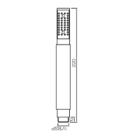 Jaquar Rain Shower HSH-ABR-5537N Ручной душ (античная бронза)