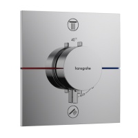 Hansgrohe ShowerSelect Comfort E 15578000 Термостатический смеситель для ванны - внешняя часть (хром)