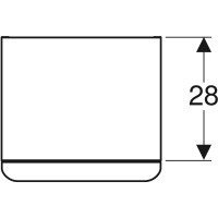 GEBERIT Smyle Square 500.360.00.1 Шкафчик подвесной h 600 мм