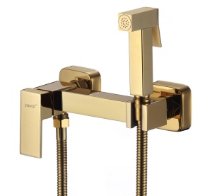 Savol S-FXQ005B Гигиенический душ - комплект со смесителем (золото)