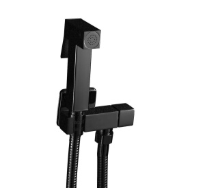 Savol S-FXQ009H Гигиенический душ - комплект с запорным вентилем (чёрный матовый)