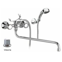 Remer Victoria EX04VICE Смеситель для ванны с длинным изливом (хром)