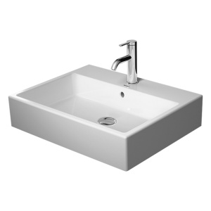 Duravit Vero Air 2352600044 Раковина подвесная | накладная 60*47 cм на 3 отверстия (белый)