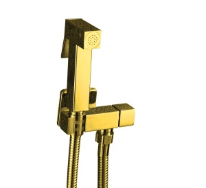 Savol S-FXQ009B Гигиенический душ - комплект с запорным вентилем (золото)