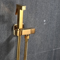 Savol S-FXQ009B Гигиенический душ - комплект с запорным вентилем (золото)