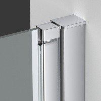 Vincea Alpha VDP-3AL950CL Душевая дверь 950*1950 мм (профиль хром | витраж прозрачное стекло)