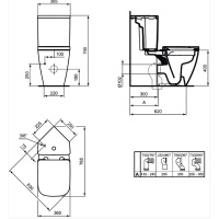 Ideal Standard I.Life S T520101 Бачок для унитаза угловой (белый глянцевый)