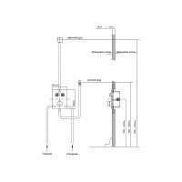 Vincea Inspire VSFW-3I21T2MB Душевая система - комплект с термостатическим смесителем (чёрный матовый)