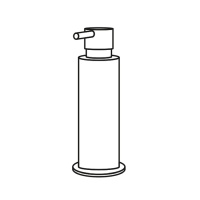 ADJ 4980.chrome/30 Дозатор для жидкого мыла настольный (бордо | хром)