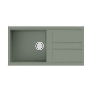 OMOIKIRI Kitagawa 4993251 Мойка для кухни с крылом 100*51 см (wind green)