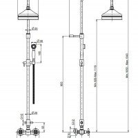 FIMA Carlo Frattini Olivia F5005/2CR Душевая система