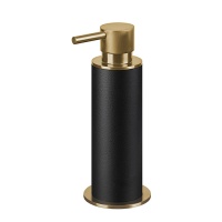 ADJ 4980.Gold/01 Дозатор для жидкого мыла настольный (чёрный | золото)