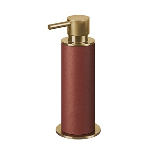 ADJ 4980.Gold/30 Дозатор для жидкого мыла настольный (бордо | золото)