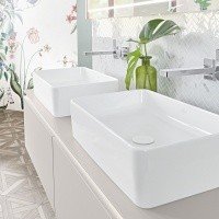 Villeroy Boch Collaro 4A2056RW Раковина накладная для ванной комнаты 560x360 мм ceramicplus (белый камень).