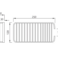 Jaquar Continental ACN-BLM-1179N Корзинка для душа (чёрный матовый)