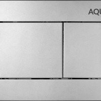 AQUAme AQM4102S Накладная панель смыва для унитаза (хром сатин)