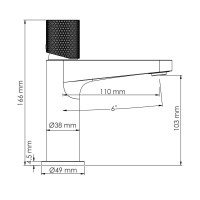 WasserKRAFT Tauber 6403 Смеситель для раковины (никель)