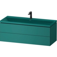 Duravit Vitrium VT6953OHAHA0000 Тумба с раковиной подвесная 120*48 см (аквамарин матовый)