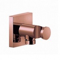 GESSI Rilievo 59161.030 Шланговое подключение с держателем душа (медь)