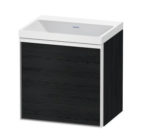 Duravit Vitrium c-bonded VT4088N1616000W Тумба с раковиной подвесная 45*35 см - петли слева (дуб чёрный)