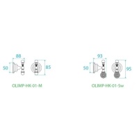 CEZARES OLIMP-HK-01-Sw Крючок для полотенца | халата, Swarovski (хром)