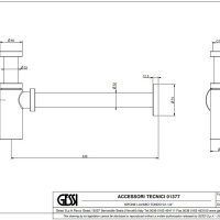 Gessi 01377.080 Сифон для раковины (золото)