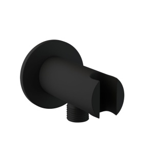 Jaquar Shower SHA-BLM-566R Подключение для душевого шланга | с держателем лейки (чёрный матовый)