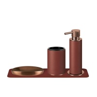 ADJ 4980.copper/30 Дозатор для жидкого мыла настольный (бордо | медь)