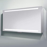 Keuco Edition 300 30202171201 Зеркальный шкаф с подсветкой 125*65 см (алюминий) 