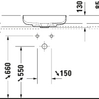 Duravit Vitrium 266146HB79 Раковина накладная Ø 46 см (синий матовый)