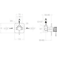 Ramon Soler ODISEA JOYA 591801SOC Смеситель для душа (золото матовое)